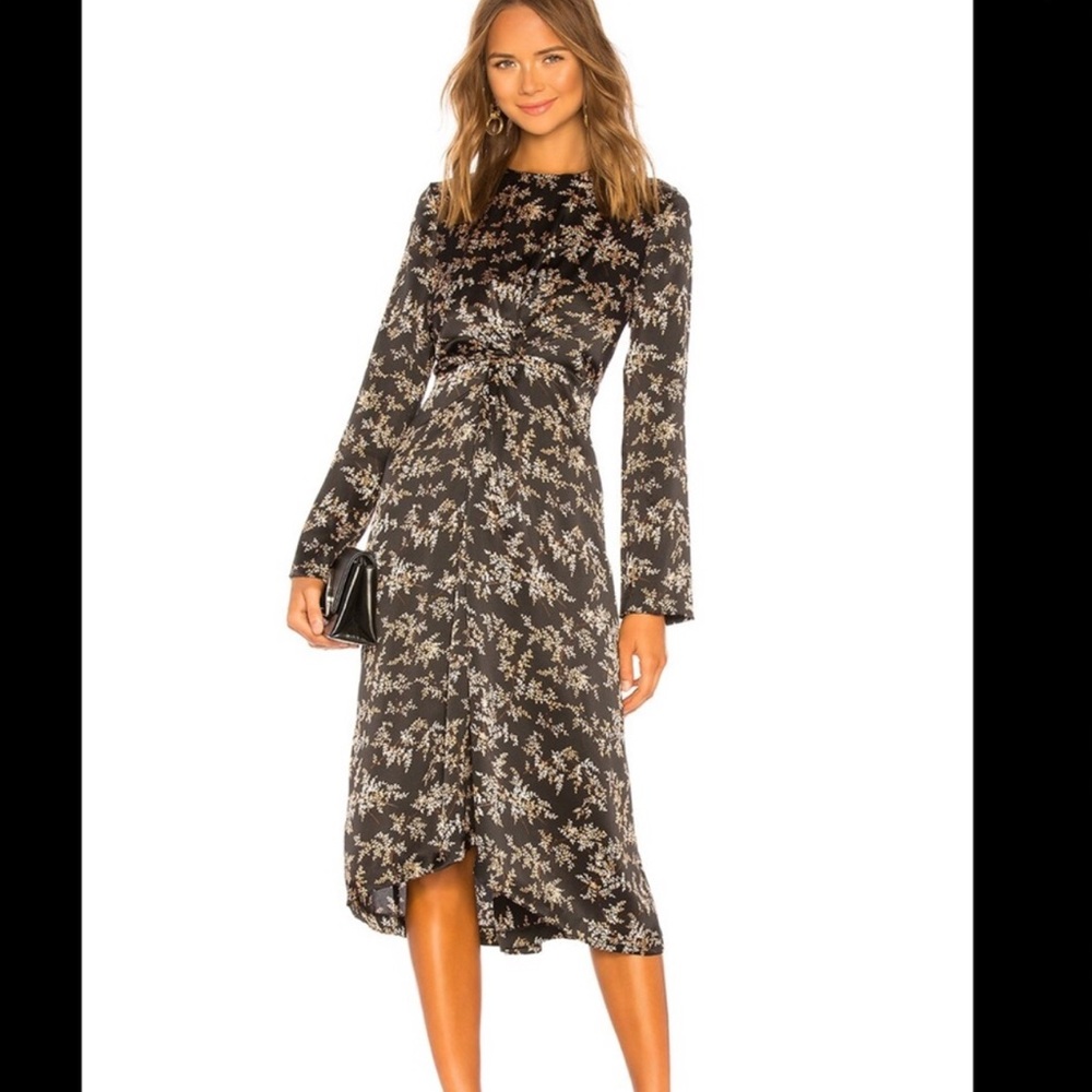 Vince Eden Branch Dress